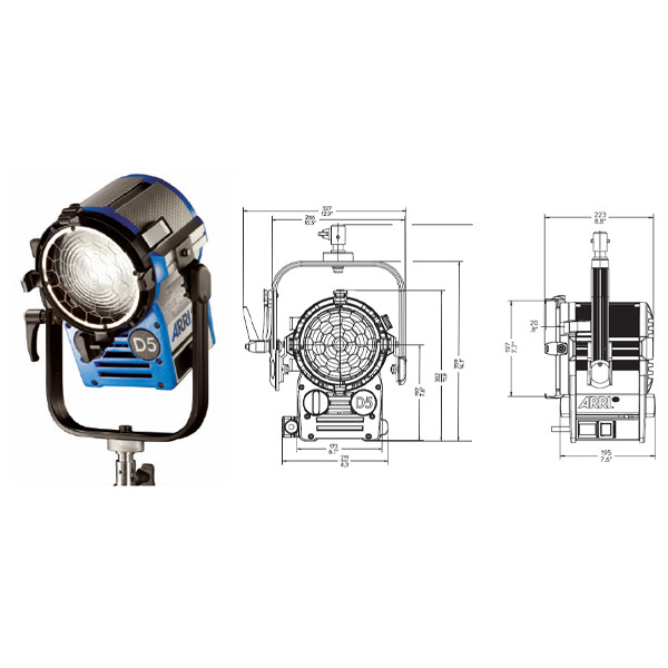 Освітлювальний прилад ARRI D5 HMI 575W